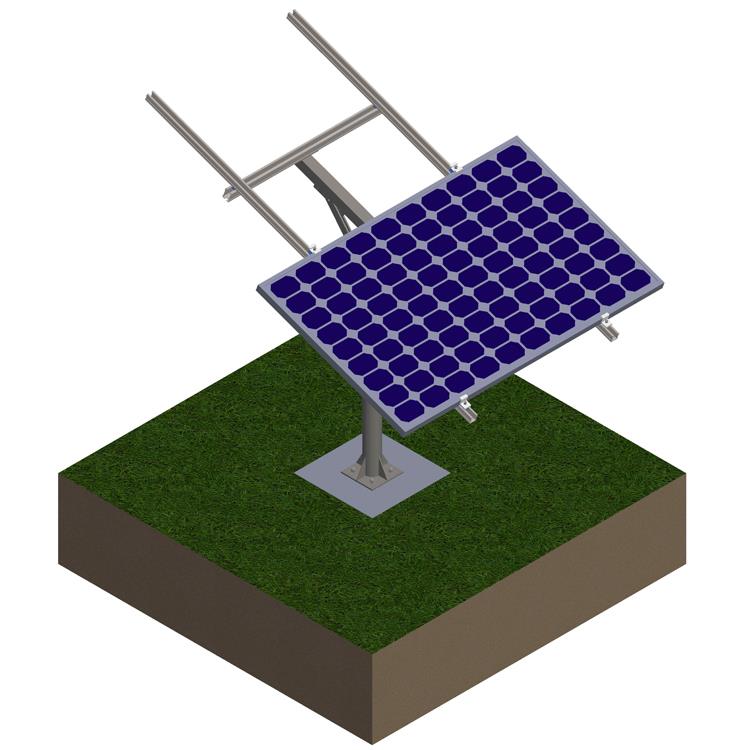 Pole Mount Overview of Solar Panel Supports.JPG