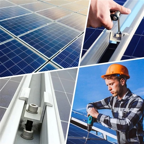 Postupy testování svorek průmyslových solárních panelů