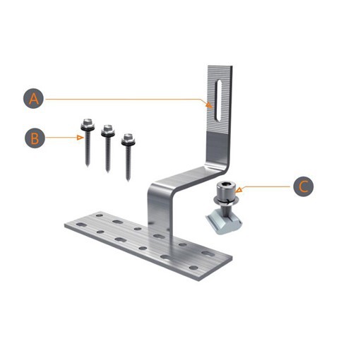 Solární taška střešní hák